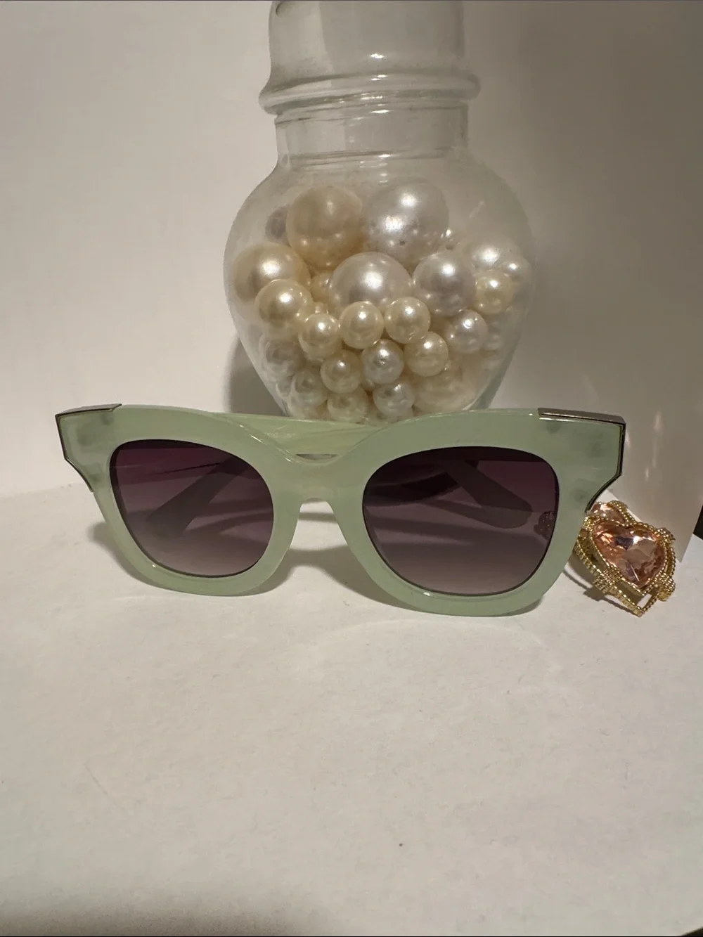 Classic Women's Sunglasses in Mint Green